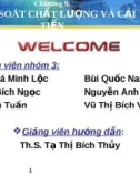 Bài thuyết trình Chương 9: Kiểm soát chất lượng và cải tiến