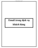 Email trong dịch vụ khách hàng