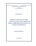 Luận văn Thạc sỹ: Nghiên cứu khả năng gây bệnh hoại tử gan tụy cấp của một số loài vi khuẩn vibrio trên tôm nuôi nước lợ tại một số tỉnh phía Bắc