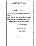 Tiểu luận: Phân tích sự vận dụng các phương pháp, nguyên tắc sáng tạo trong Javaserver Faces Framework