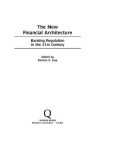 Ebook The new financial architecture: Banking regulation in the 21st century - Part 1