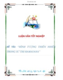 LUẬN VĂN TỐT NGHIỆP ĐỀ TÀI: 'HÌNH TƯỢNG THIÊN NHIÊN TRONG SỬ THI RAMAYANA'