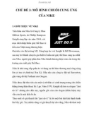 Chủ đề 3: Mô hình chuỗi cung ứng của Nike