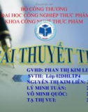 Đề tài: Tìm hiểu đặc tính phân tử Salmonella enterica serovar typhi