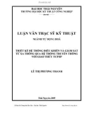 Luận văn: Thiết kế hệ thống điều khiển và giám sát từ xa thông qua hệ thống truyền thông với giao thức TCP/IP