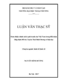 Luận văn Thạc sĩ Kinhtế: Hoàn thiện chính sách cạnh tranh của Việt Nam trong điều kiện Hiệp định Đối tác Xuyên Thái Bình Dương có hiệu lực