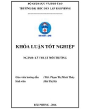 Đồ án tốt nghiệp ngành Kỹ thuật môi trường: Nghiên cứu chế tạo than hoạt tính từ vỏ trấu bằng phương pháp oxi hóa và ứng dụng làm chất hấp phụ trong xử lý nước thải