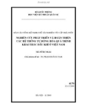 Nghiên cứu phát triển và hoàn thiện các hệ thống tự động hóa quá trình khai thác dầu khí ở Việt Nam