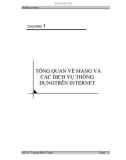 Đồ án tốt nghiệp Tổng quan về mạng và các dịch vụ thông dụng trên Internet