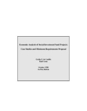 Economic Analysis of Social Investment Fund Projects: Case Studies and Minimum Requirements Proposal