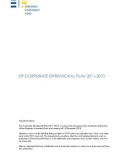 EIF CORPORATE OPERATIONAL PLAN 2011-2013