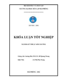 Đồ án tốt nghiệp ngành Kỹ thuật môi trường: Khảo sát thực trạng môi trường và công nghệ tái chế nhựa thải tại Phường Tràng Minh – Kiến An – Hải Phòng