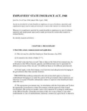 EMPLOYEES' STATE INSURANCE ACT, 1948