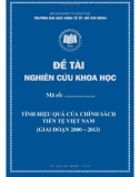 Đề tài nghiên cứu khoa học: Tính hiệu quả của chính sách tiền tệ Việt Nam( Giai đoạn 2000 – 2013)