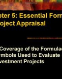 Essential Formulae in Project Appraisal