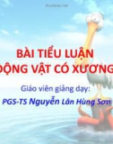 Bài tiểu luận môn Động vật có xương sống: Rắn độc Việt Nam và cách phòng tránh