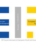 European Investment Fund - Birthe Bruhn-Léon Head of Mandate Management