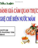 Bài tiểu luận: Đánh giá cảm quan sản phẩm nước mắm