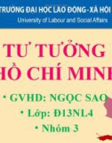 Bài thuyết trình tư tưởng Hồ Chí Minh