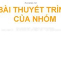 Bài thuyết trình: Quy luật sự thống nhất và đấu tranh giữa các mặt đối lập