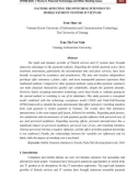 Factors affecting the switching intention to mobile payment systems in Vietnam