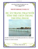 Thuyết minh dự án đầu tư: Dự án trang trại nuôi tôm thẻ chân trắng thương phẩm