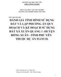 Đề tài: Lập phương án quy hoạch và kế hoạch sử dụng đất xã Xuân Quang 1