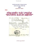 Bài thuyết trình đề tài: Tìm hiểu tác phẩm Đường kách mệnh