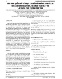 BÁO CÁO NGHIÊN CỨU KHOA HỌC KỸ THUẬT: THE PREVALENCE AND ANTIBIOTIC SENSIBILITY OF SALMONELLA SPP. ISOLATED FROM 1-3 MONTHS OLD DIARRHEA PIGLETS IN TRA VINH PROVINCE