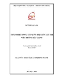 Luận văn Thạc sĩ quản trị kinh doanh: Hoàn thiện công tác quản trị nhân lực tại Viễn Thông Bắc Giang