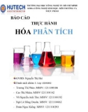 Báo cáo thực hành: Hóa phân tích