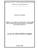 Luận án Tiến sĩ Nông nghiệp: Nghiên cứu cải tiến các giống đậu tương DT2008, DT96 và ĐT26 bằng phương pháp xử lý đột biến tia gamma nguồn Co60