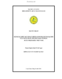 LUẬN VĂN: ĐÁNH GIÁ HIỆU QUẢ HOẠT ĐỘNG KINH DOANH NGOẠI HỐI CỦA NGÂN HÀNG THƯƠNG MẠI CỔ PHẦN XUẤT NHẬP KHẨU VIỆT NAM