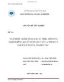Chuyên đề tốt nghiệp: Giải pháp nhằm nâng cao sự thỏa mãn khách hàng khi sử dụng dịch vụ tại Công ty Emerald Digital Marketing