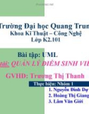 Đề tài: Quản lý điểm sinh viên