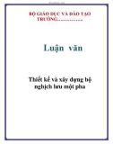 Luận văn: Thiết kế và xây dựng bộ nghịch lưu một pha