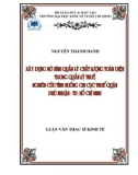 Luận văn: Xây dựng mô hình quản lý chất lượng toàn diện trong quản lý thuế