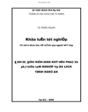 ĐỀ TÀI : ĐÁNH GIÁ ĐIỀU KIỆN SINH KHÍ HẬU PHỤC VỤ PHÁT TRIỂN LÂM NGHIỆP VÀ DU LỊCH TỈNH NGHỆ AN