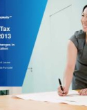 German Tax Update 2013 and proposed changes in Luxembourg taxation