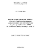 Luận văn Thạc sỹ Nông nghiệp: So sánh đặc điểm hình thái, sinh học của một số chủng nấm Trichoderma và đánh giá hiệu lực phòng trừ nấm Asprgillus niger hại lạc của chúng vụ xuân 2014 tại huyện Nghi Lộc - Nghệ An