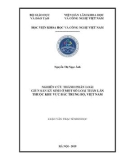 Luận văn Thạc sĩ Sinh học: Nghiên cứu thành phần loài giun sán ký sinh ở một số loài thằn lằn thuộc khu vực Bắc Trung Bộ, Việt Nam