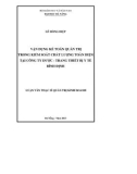 Luận văn Thạc sĩ Quản trị kinh doanh: Vận dụng kế toán quản trị trong kiểm soát chất lượng toàn diện tại Công ty Dược - Trang thiết bị Y tế Bình Định