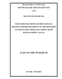 Luận án Tiến sĩ Kinh tế: Hoàn thiện hệ thống chỉ tiêu đánh giá hiệu quả kinh doanh trong các doanh nghiệp xây dựng công trình giao thông thuộc Bộ Giao thông Vận tải