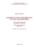 LUẬN ÁN TIẾN SĨ KHOA HỌC NGÀNH ĐỊA LÝ – ĐỊA CHẤT DAO ĐỘNG TỰ DO VÀ DAO ĐỘNG MÙA CỦA MỰC NƯỚC BIỂN ĐÔNG 