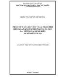 LUẬN VĂN THẠC SỸ HẢI DƯƠNG HỌC PHÂN TÍCH SỐ SỐ LIỆU VIỄN THÁM NHẰM TÌM HIỂU KHẢ NĂNG TẬP TRUNG CỦA CÁ NGỪ ĐẠI DƯƠNG TẠI VÙNG BIỂN XA BỜ MIỀN TRUNG 