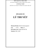 Giáo án lý thuyết Kế toán quản trị - Trường Cao đẳng Cơ điện xây dựng Việt Xô