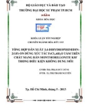 Khóa luận tốt nghiệp Hóa hữu cơ: Tổng hợp dẫn xuất 3,4-dihydropirimidin-2(1h)-on dùng xúc tác FeCl3.6H2O tẩm trên chất mang rắn montmorillonite KSF trong điều kiện không dung môi