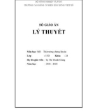 Giáo án lý thuyết Thị trường chứng khoán - Trường Cao đẳng Cơ điện xây dựng Việt Xô