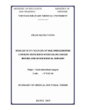 Summary of Medical Doctoral thesis: Research on changes of Malondialdehyde content in patients with colon cancer before and after radical surgery