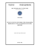 Luận văn Thạc sĩ Hóa học: Xây dựng phương pháp định lượng Vildagliptin trong huyết tương người bằng sắc ký lỏng khối phổ